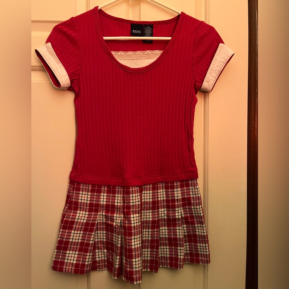 Basic Edition Red/white dress